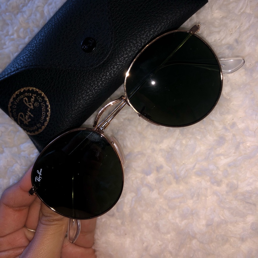 Gold Ray Ban Sunglasses